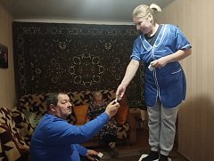 Волонтеры ершовского села приняли участие в акции «Сильные духом»