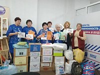 «Серебряные» волонтеры отправили бойцам новогодние подарки, маскировочные сети, балаклавы и антидроновые одеяла 