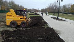 Работа по благоустройству Ершова проходит в непрерывном режиме