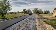 Сразу в нескольких населенных пунктах Ершовского района успешно завершен ремонт дорожного полотна