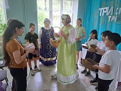 В ершовском селе прошла познавательно-игровая программа для детей «Три Спаса — три запаса»