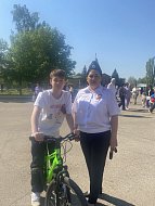 В Ершове сотрудники госавтоинспекции провели акцию «Юный велосипедист!»