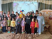 В Ершовском реабилитационном центре хороводами и эстафетами отметили Широкую Масленицу