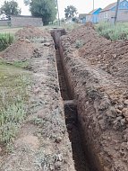 В рамках региональной программы в ершовском селе начались работы по ремонту водопроводных сетей