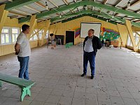 Ершовский оздоровительный лагерь "Дельфин" с рабочим визитом посетил депутат облдумы Иван Бабошкин