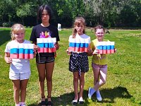 В летнем оздоровительном лагере МОУ «СОШ с.Антоновка» прошла игра-путешествие  «Я живу в России»