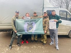 Ершовские бойцы были рады получить свежую прессу из родного района