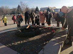В День Героев Отечества в Ершове прошла  акция  "Вахта памяти" 