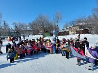 Весело и вкусно отметили Широкую Масленицу в ершовской школе
