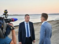 В воскресенье, 7 августа, выйдет телеинтервью врио губернатора Романа Бусаргина на канале Россия-1