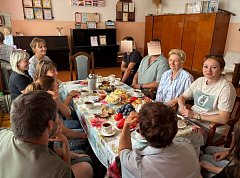 В ершовском селе прошла встреча с земляком-бойцом спецоперации