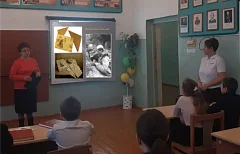 Час солдатского письма «Пылающий адрес войны» напомнил школьникам Ершовского района о великом подвиге русского народа