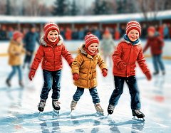 В Ершове начали заливать ледовые катки