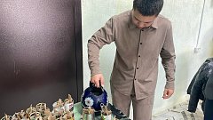 Ершовские школьники помогали «Русской общине» плести масксети