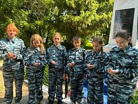 В Ершовском районе юные друзья полиции приняли участие в акции «Свеча памяти»