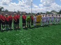 На стадионе "Юность" г. Ершова состоялась игра первенства Саратовской области по футболу среди юношей