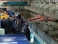 Николай Патрушев и Игорь Комаров посетили ведущие судостроительные предприятия Нижнего Новгорода